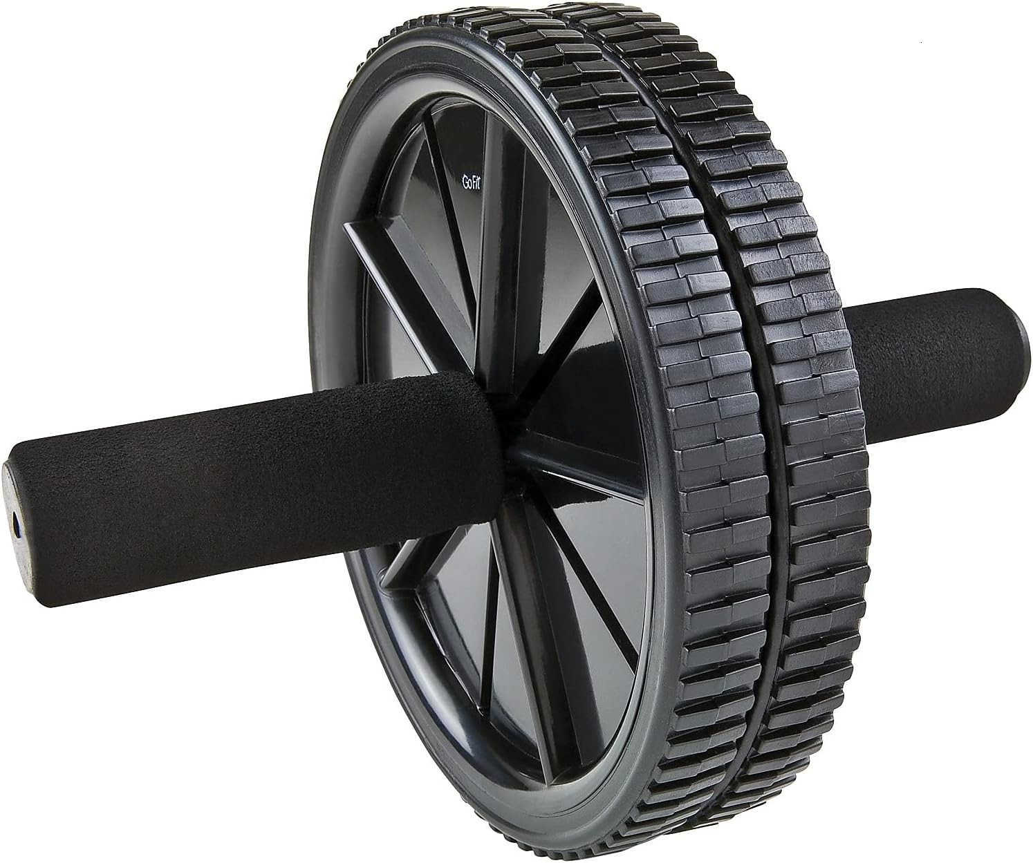 Gofit Black Deluxe Exercise Wheel GFDEW W250904