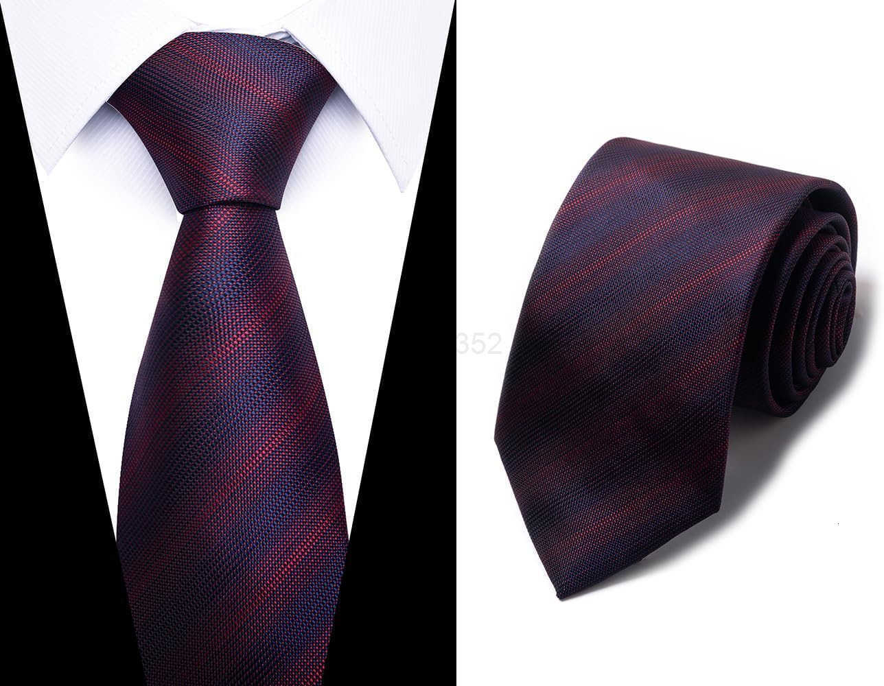 Tie For Men Necktie Woven Jacquard Neck Ties Set 6 PCSW250904