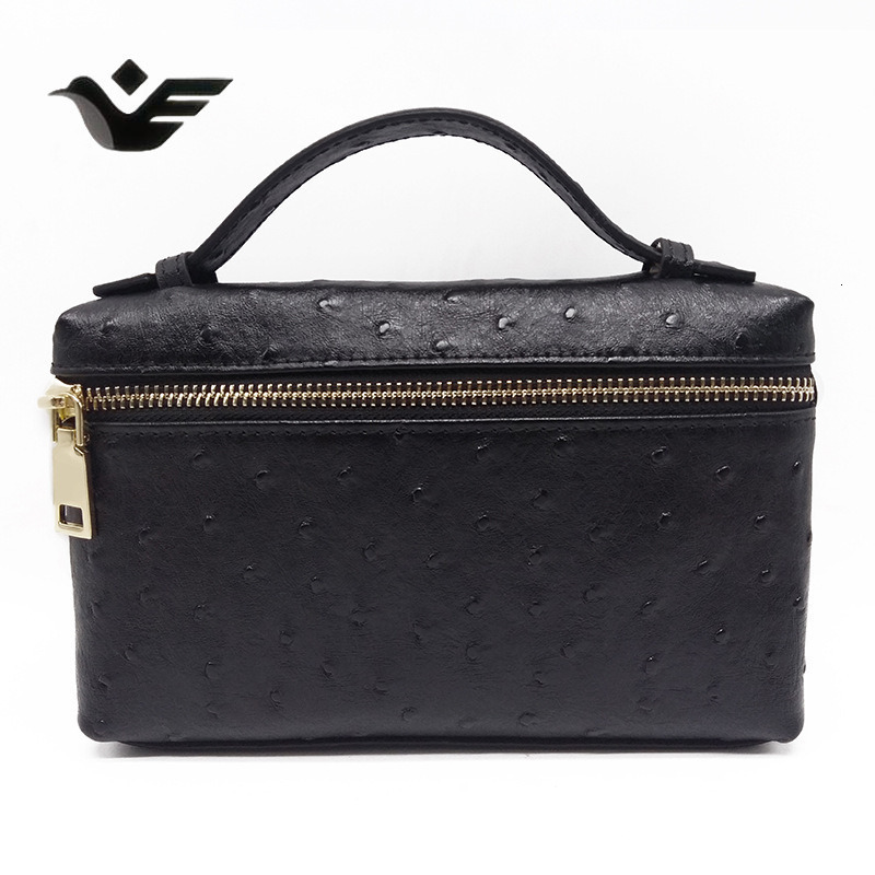 Feiyan Free Shipping New Designer Bag Luxury Shopping Bag Stock Wholesale Ostrich Pattern Cowhide Women's Handbag Genuine Leather Clutch Bag Tren