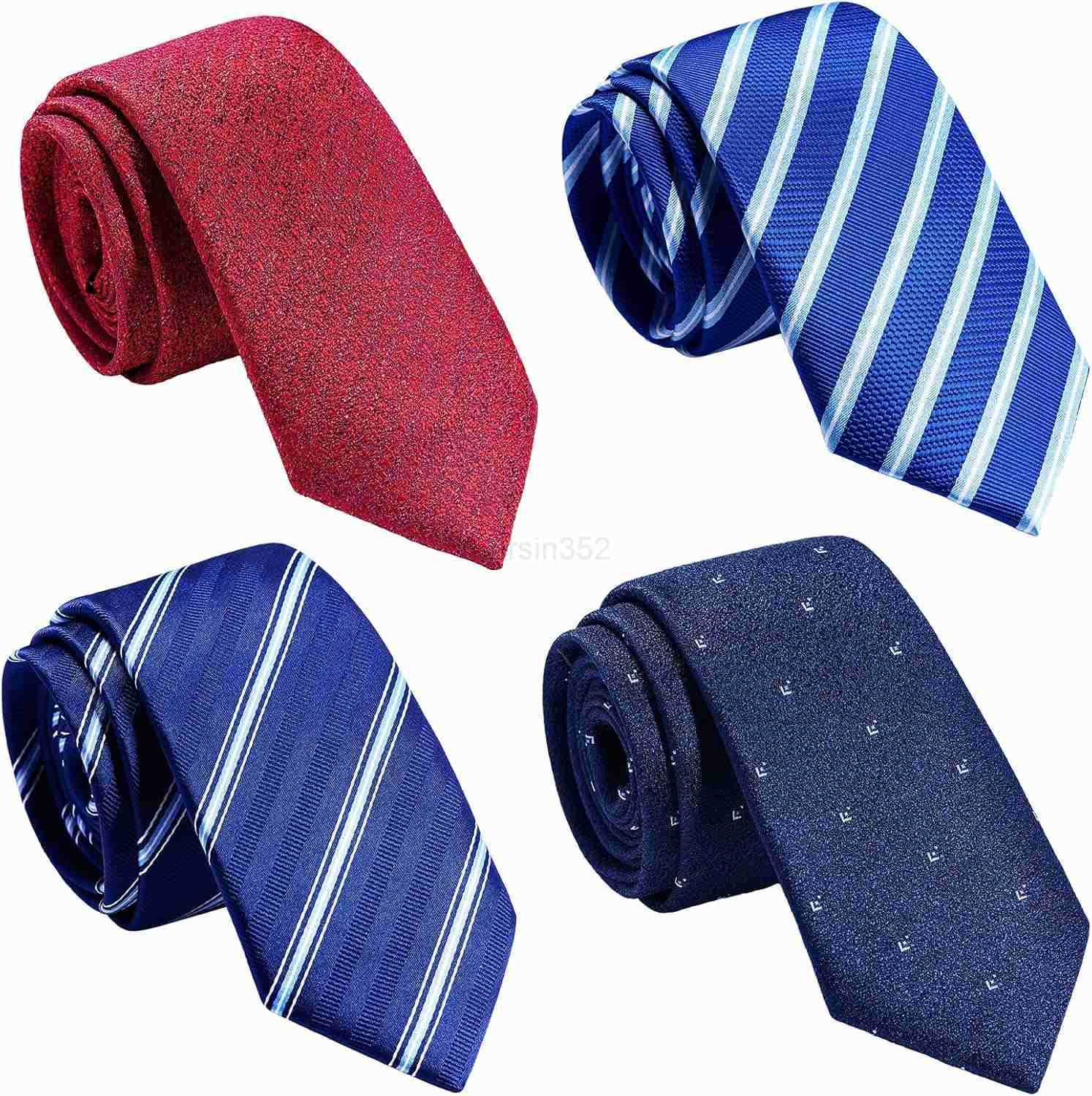 Mens Necktie Assorted Striped and Patterned Silk Neck Ties for Man 276in wideW250904