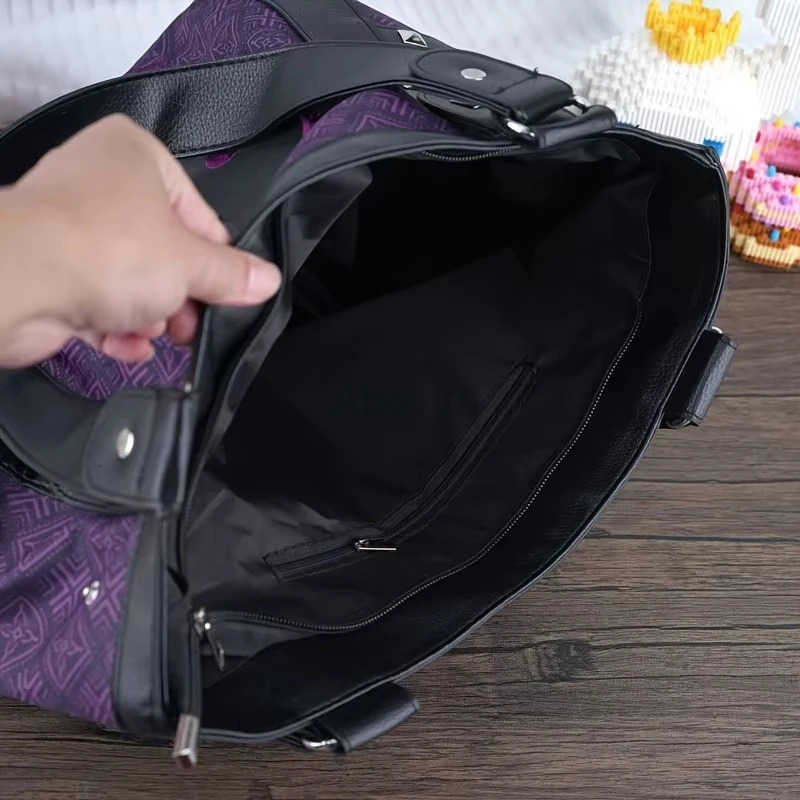 Sanrio Vintage Purple Sanrio Miniso Handbag - Y2K Goth Chic for Girls