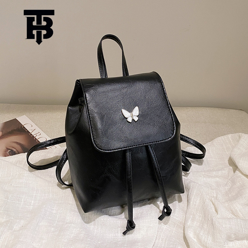 Designer S Bag TB BHULAMTE Vintage Niche Backpack For Women 2025 New High-end Retro Fashion Backpack Versatile Ins Casual Small Bag