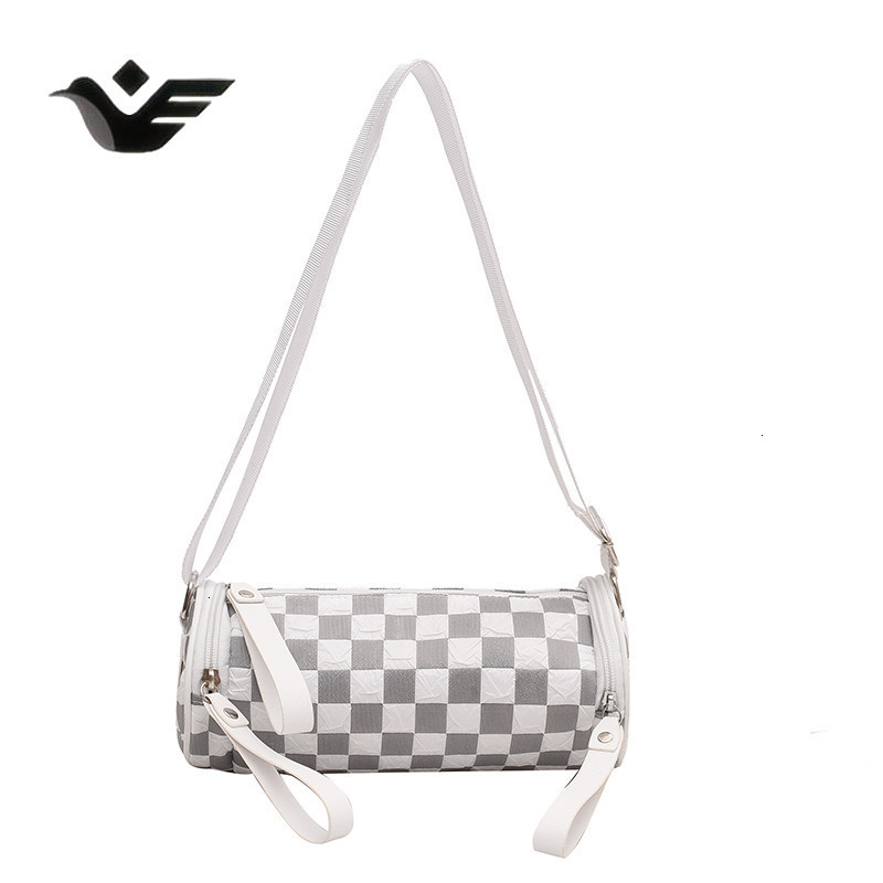 Feiyan Free Shipping New Designer Bag Luxury Shopping Bag Women's Single Shoulder Bag Trendy Fashion Crossbody Phone Bag Checkerboard Wide Strap 