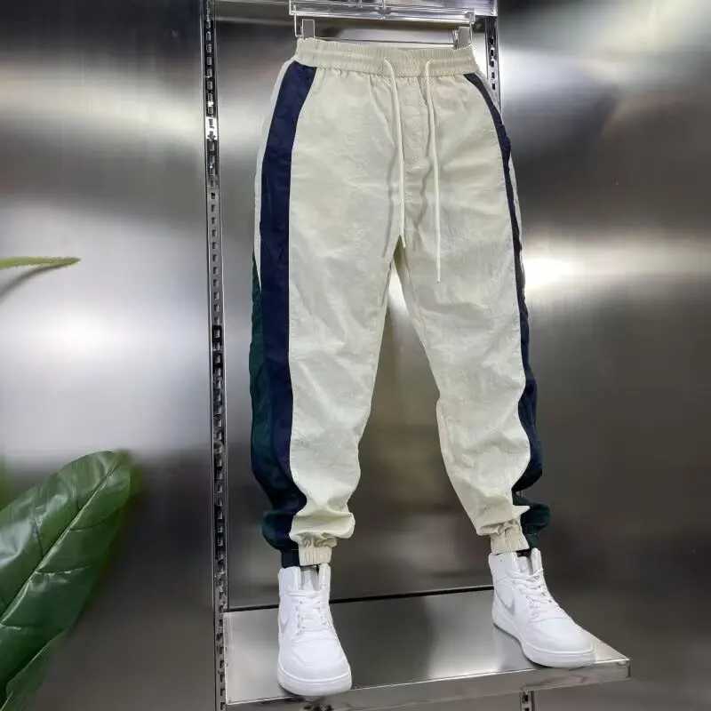 Running MEN FASHION Harajuku Mens Joggers Mens Sweatpants Straight Trousers Mens Summer Clothes Jogger Man Jogging Big SizeXJ250904