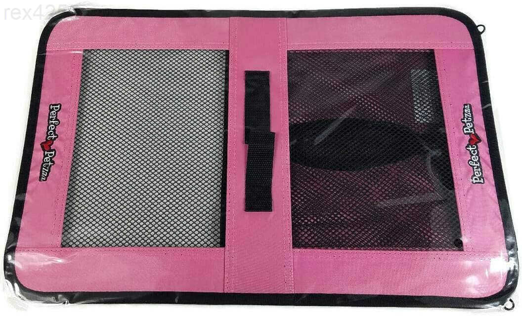 Tote for Lifelike Stuffed Interactive Pet Dogs and Cats Nylon and Mesh Carrier for Pet AnimalsZippered Carrying Case AccessoryBlueW250904