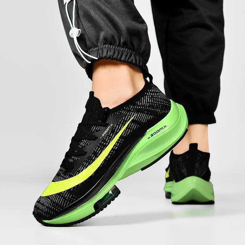 Men Running Breathable Race Cushioning Outdoor Jogging Sneakers Trainer shoes Couple Non-Slip Mesh Off-road Shoes ddmysaturn