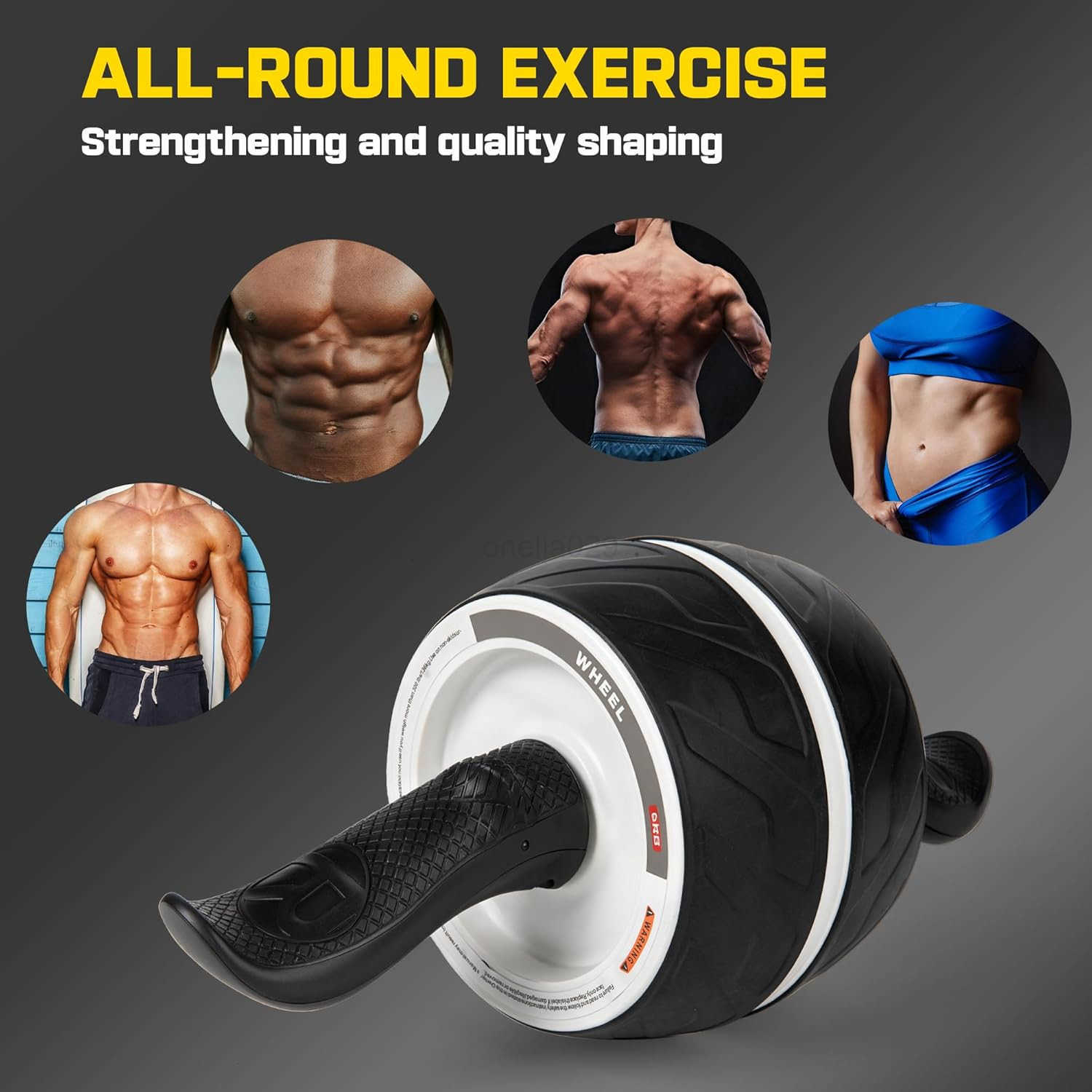 Ab Roller Wheel with Knee Pad MatAutomatic Rebound Abdominal Wheel Abs Workout EquipmentHome Gym EquipmentNo Noise Ab Wheel for MenWomen Abdominal W25