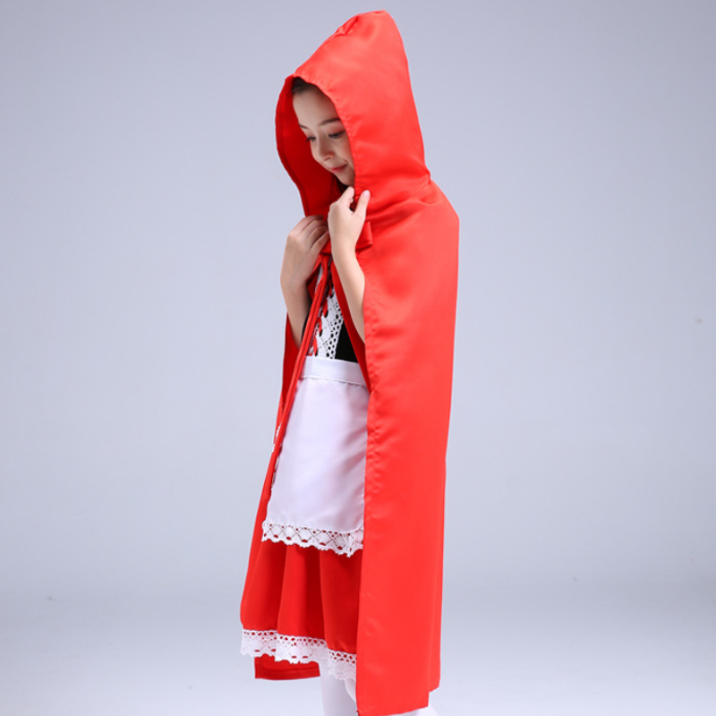 Halloween cosplay children's costume new makeup dance party performance dress girl Little Red Riding Hood dress princess dress baby clothe girl d