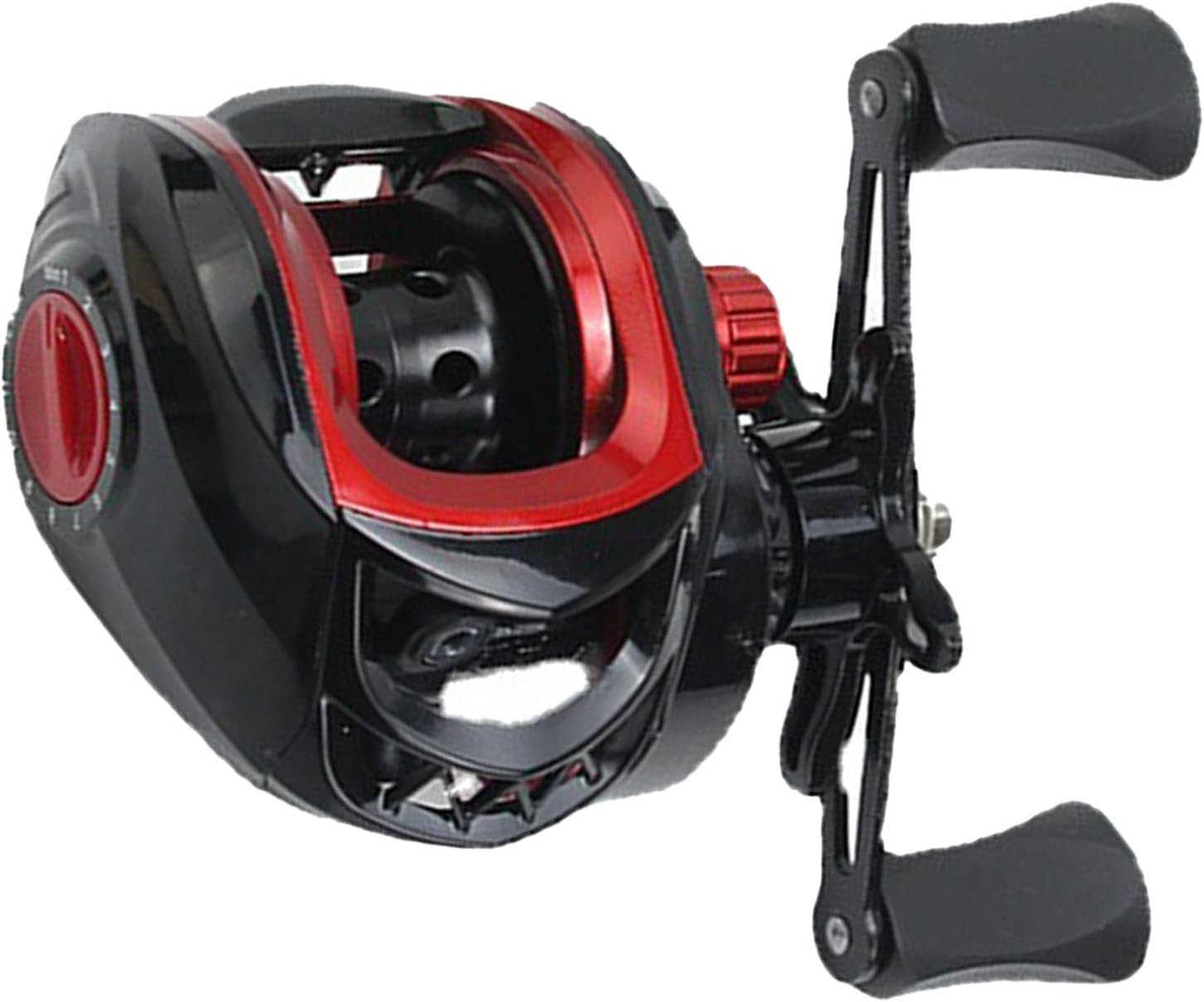 Baitcasting Reel Lightweight Powerful Smooth Long Cast Fishing Reel for Saltwater Freshwater Anti Explosion Line Function 721 Gear Ratio 8kg Braking F