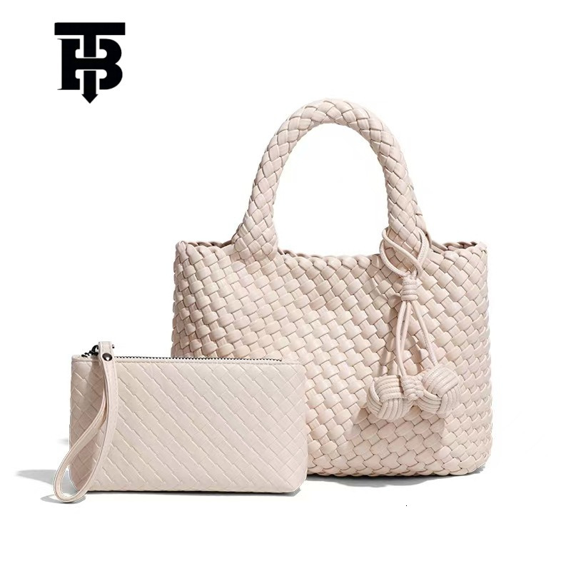 TB BHULAMTE Niche Woven Handbag for Women New Soft Leather Designer s bag Casual Shoulder Crossbody Bag Fashion Versatile Handheld Small Tote Bag
