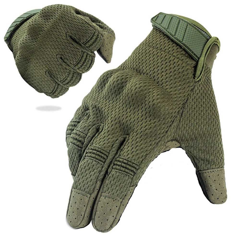 Touch Screen Tactical Gloves Men Camouflage Paintball Shooting Airsoft Combat Hunting Shockproof Full Finger Bicyc GlovesXJ250904
