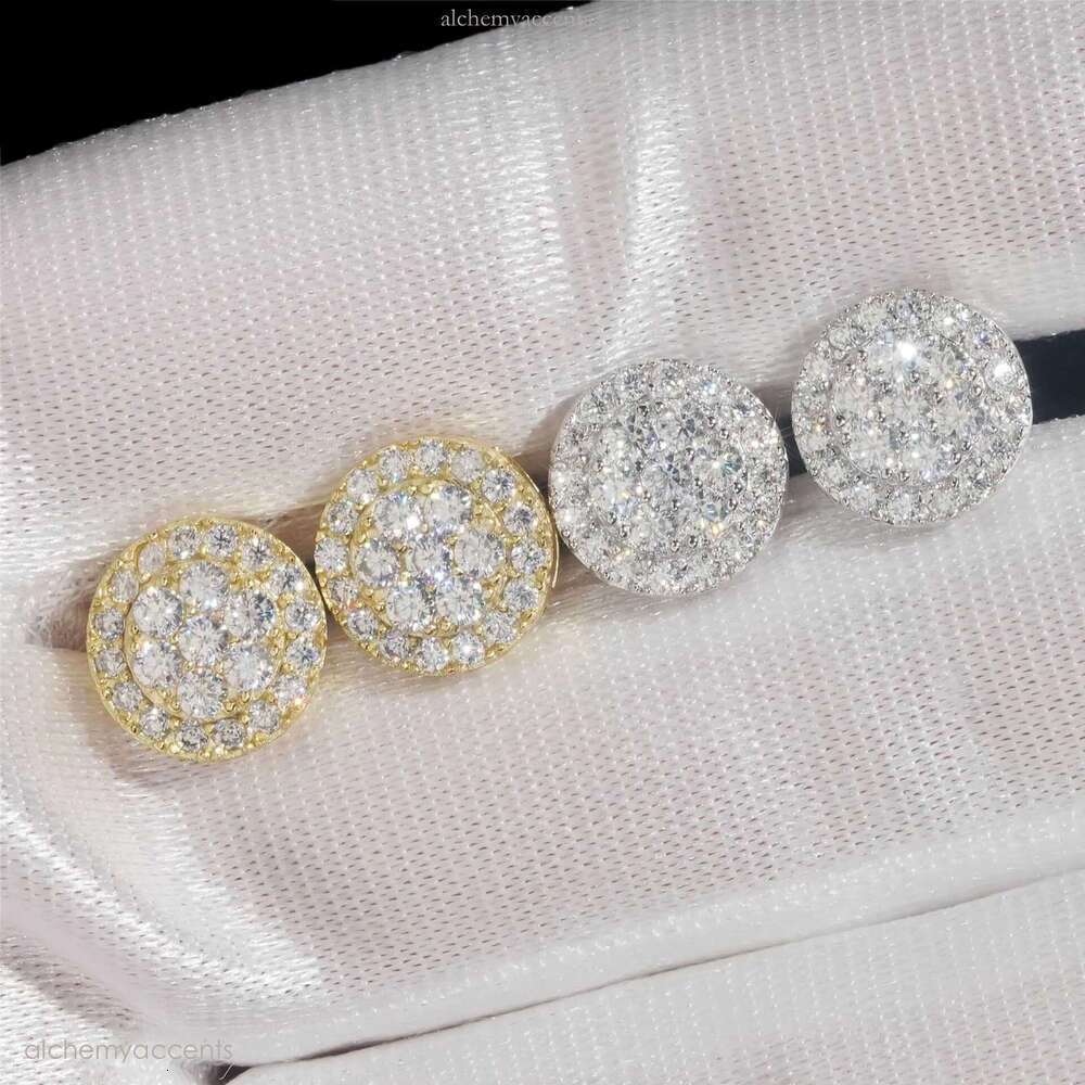 Madonna Fashion Dia Jewelry vvs Moissanite Sterg Sliver Women GRA Certificate Earrings