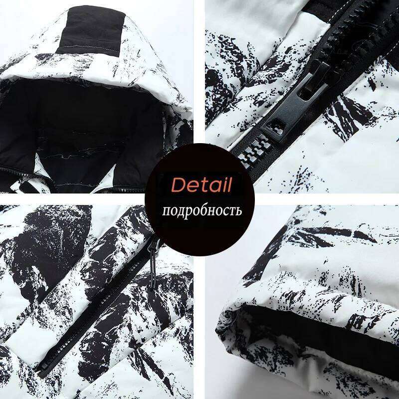 Winter 90% Duck Mens Warm Fleece Down Jackets Men Windproof Waterproof Casual Hooded Jacket Parkas Male