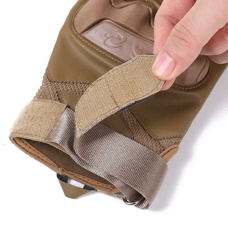 Tactical Gloves for Mens Outdoor Cycling Motorcyc Sportsanti Slip Windproof Wearresistant Combat Protection Hunting GlovesXJ250904