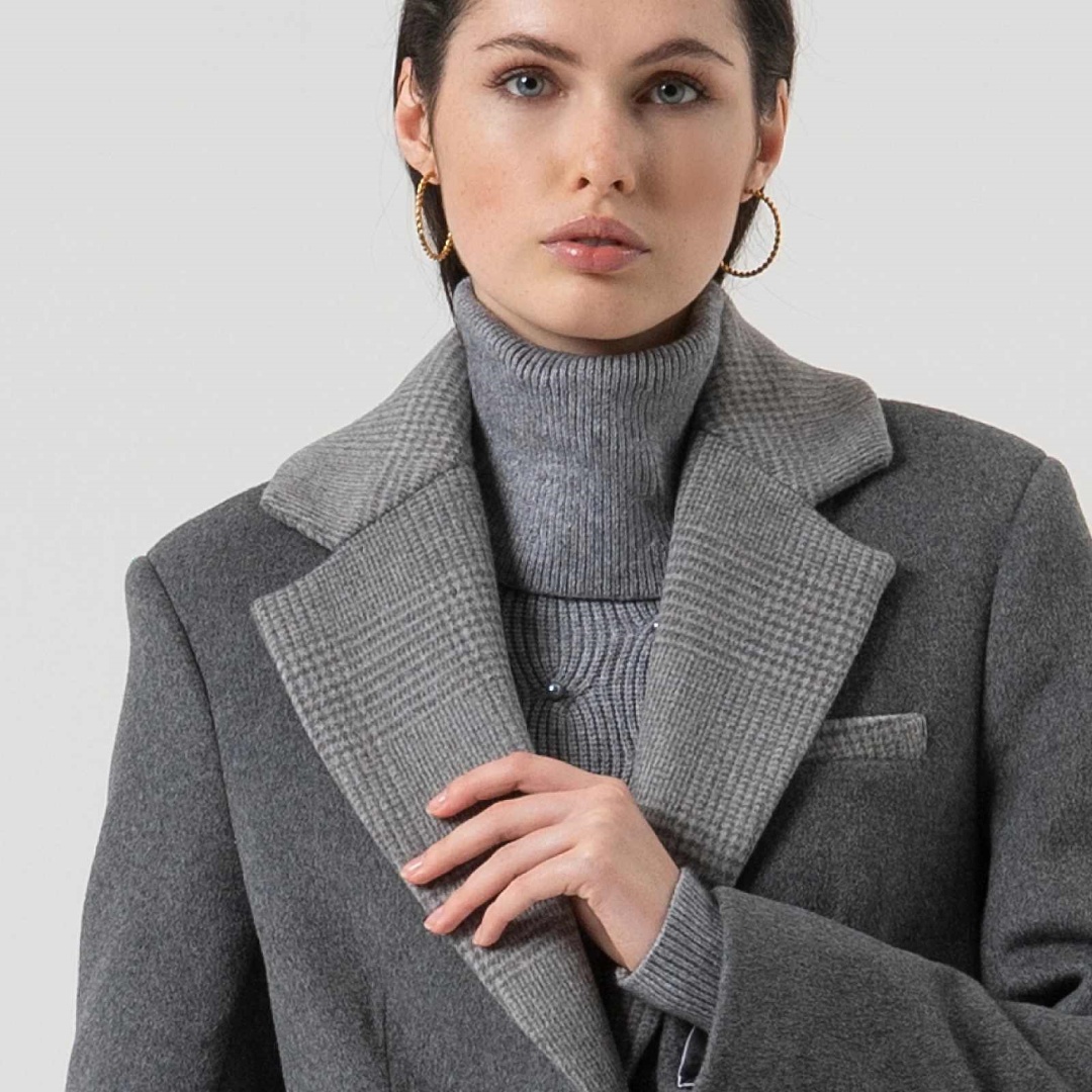 Fashion Customized Thick Warm Coat For Women Notched Lapel Long Sleeve Autumn Winter Crystals Outdoor Jacket Clothes