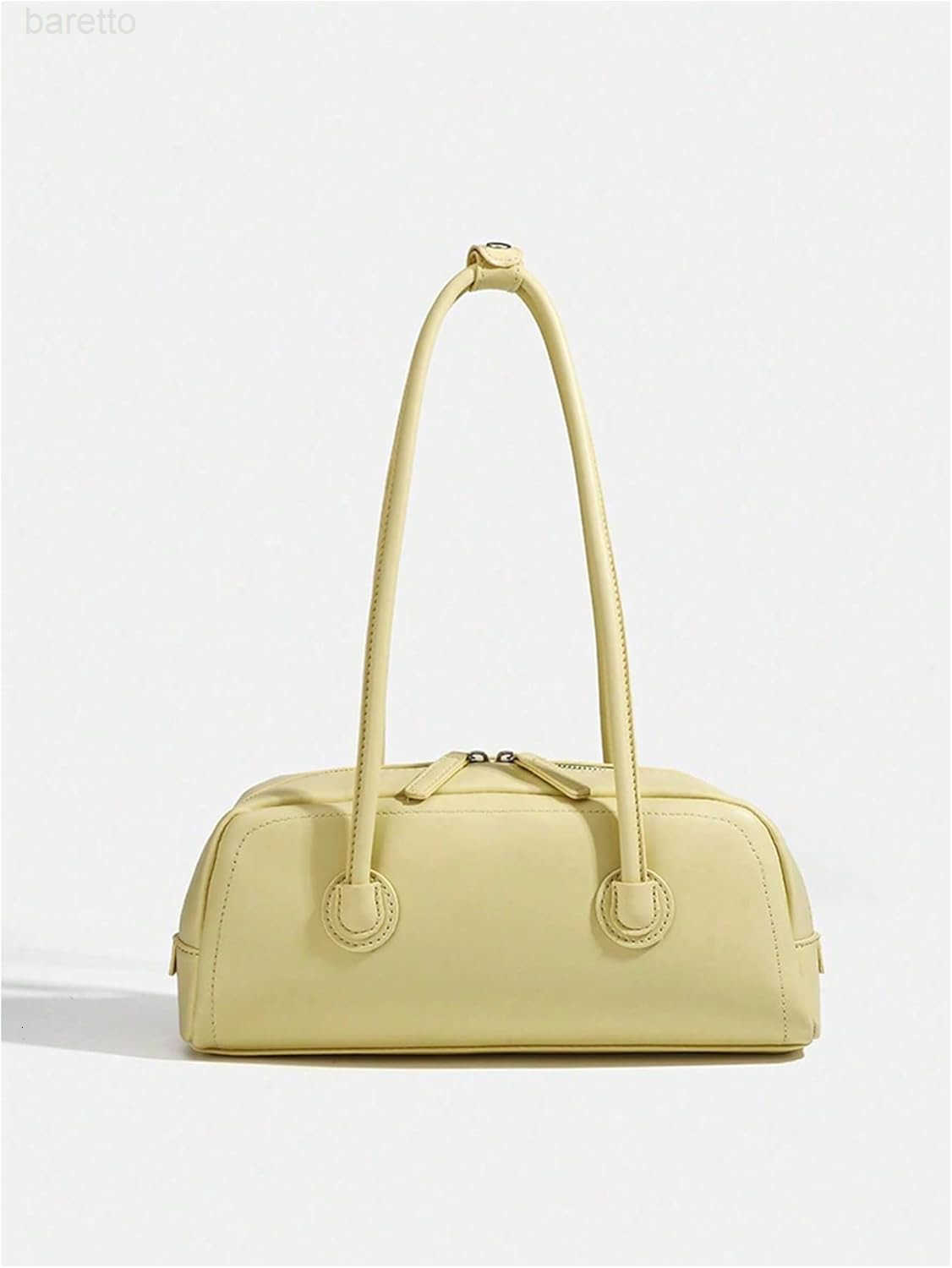 Womens Top Handle Shoulder Handbags Zipper Medium Boston Bag Structured Underarm Bags M250904