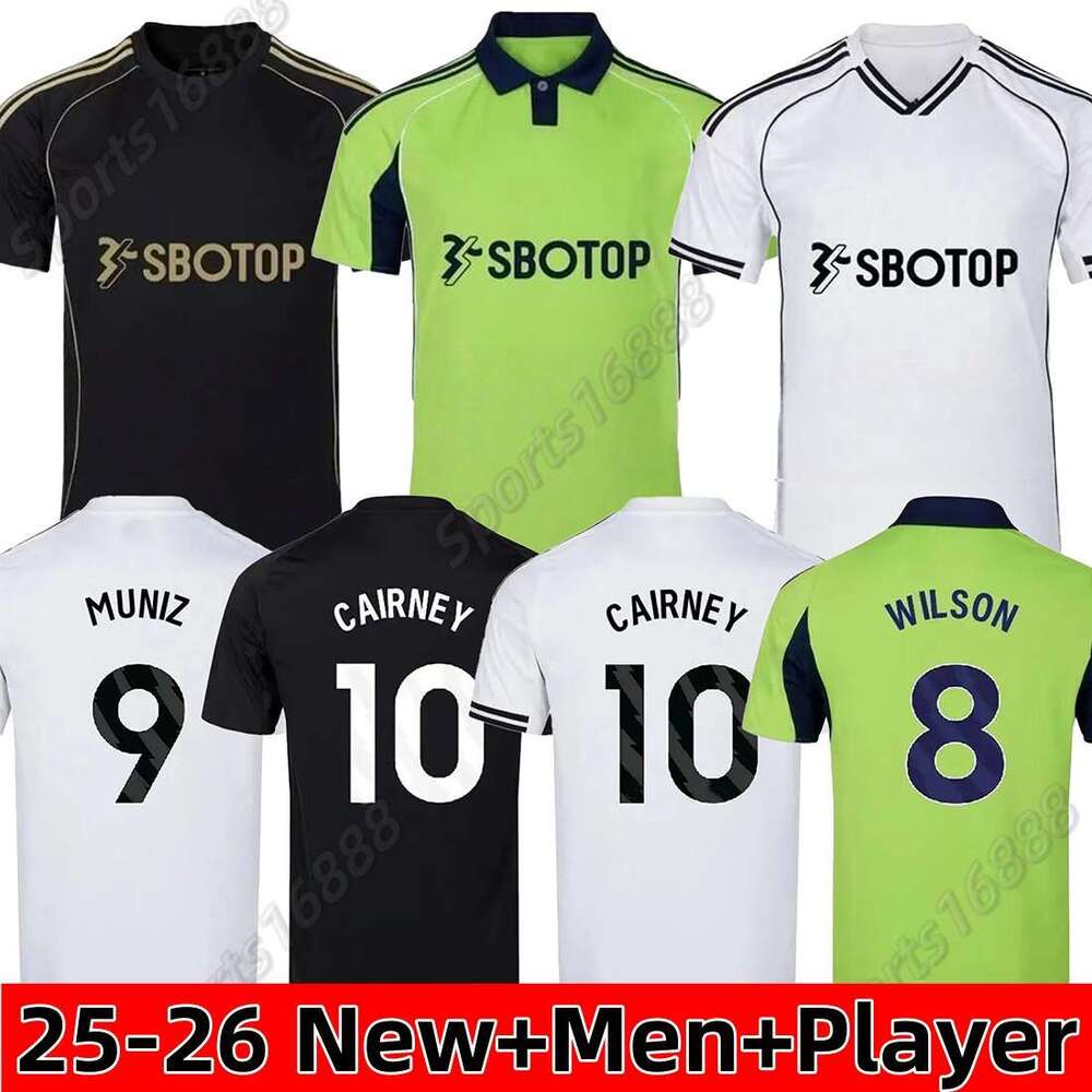 fulhams jersey 25 26 soccer Jerseys WILSON 2025 2026 football shirt jerseys men top kit kids sets uniforms1688
