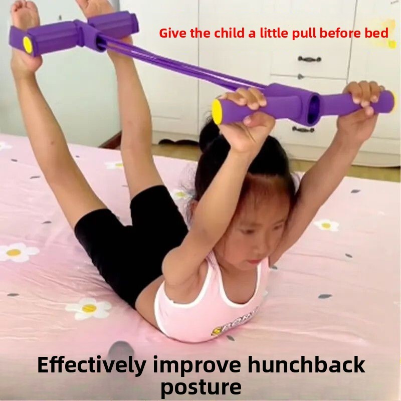 Xiaoyanfei Resistance Band for Children, Hunchback Stretching Sit-Up Aid, Cervical Traction Device, Back Posture Corrector