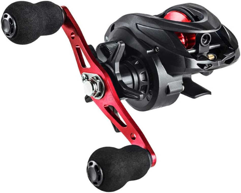 Baitcaster Fishing Reel Long Casting Metal Fishing Baitcasting Reel AC2000 red Left Hand W250904