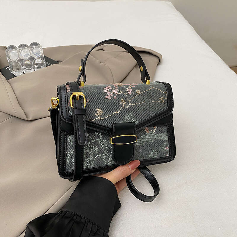 DHEssentials 2025 Trendy Small Square Crossbody Bag for Women, Stylish Shoulder Handbag