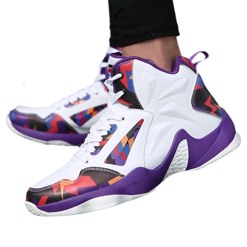 Men's Basketball Running Non-Slip Sports Shoes Lightweight Sneakers