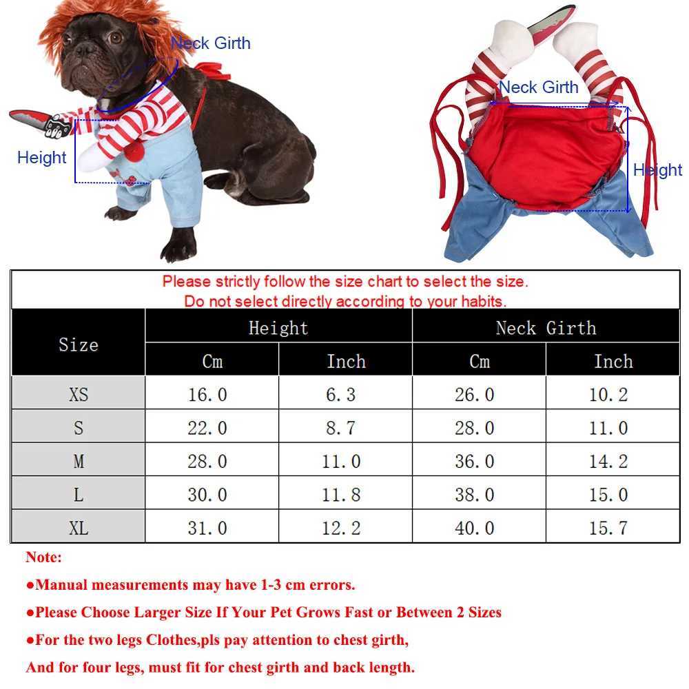 Halloween Cosplay Dog Costume For Small Medium Dogs Cats Funny Pet Party Puppy Clothes Yorkshire Chihuahua French Bulldog Coat W250904