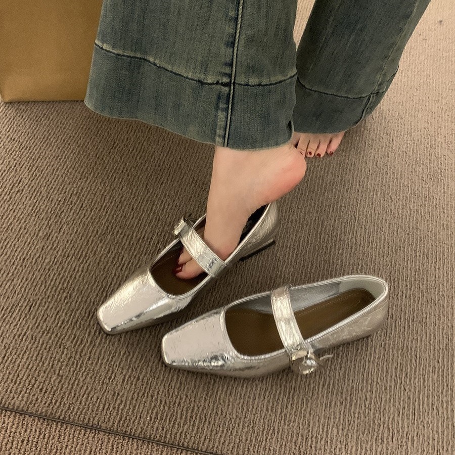 Designer Mary Jane Women's Shoes 2025 New Single Shoes Retro Fashion Small Leather Shoes