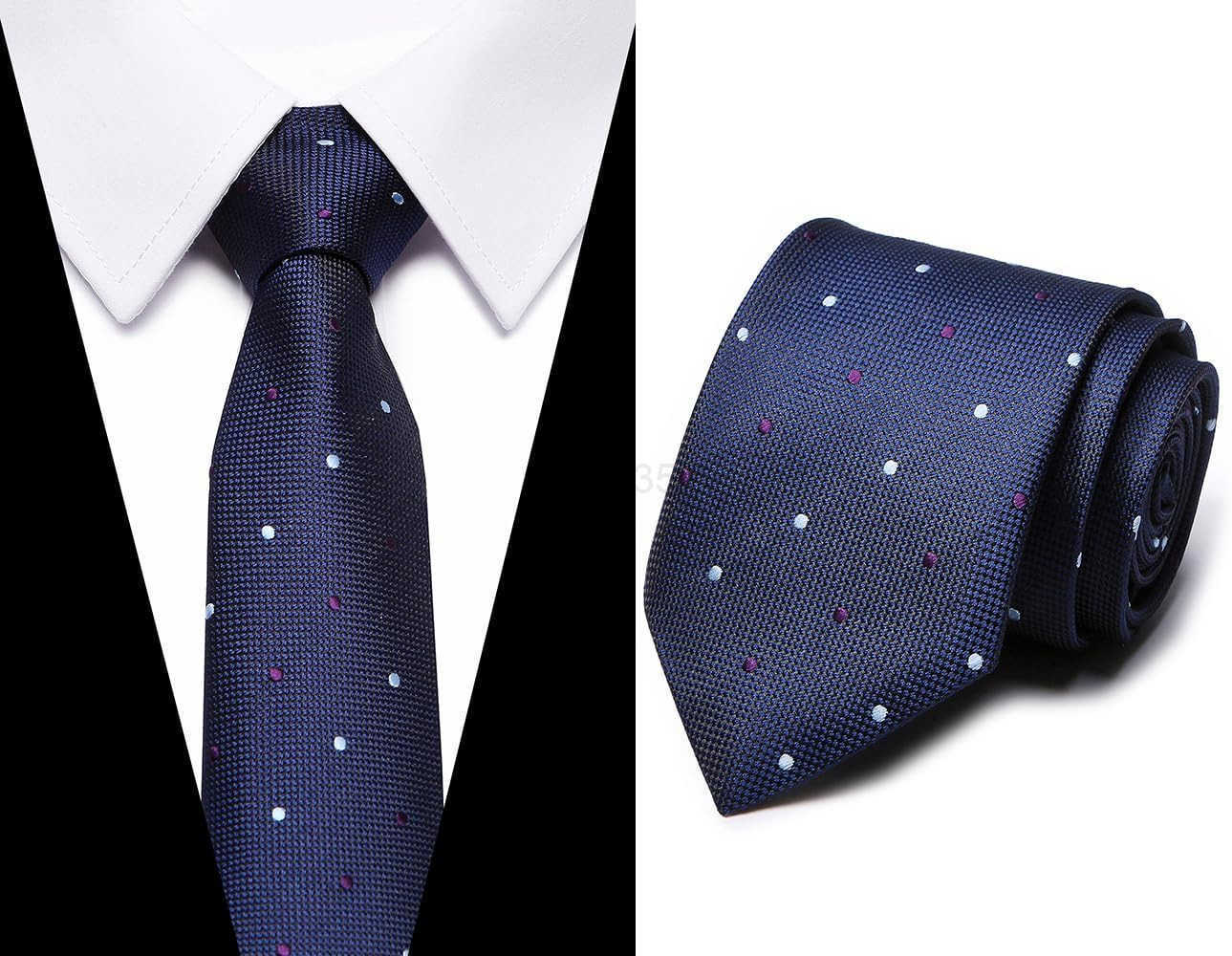 Tie For Men Necktie Woven Jacquard Neck Ties Set 6 PCSW250904