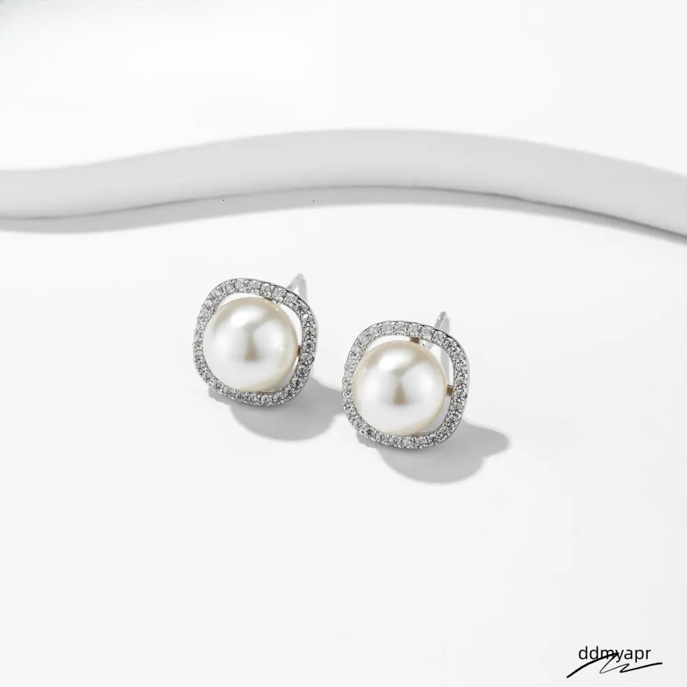 Sier Ddmyday Baroque Pearl Fine Jewelry Fresh Water Pearls Earrings Ddmyday