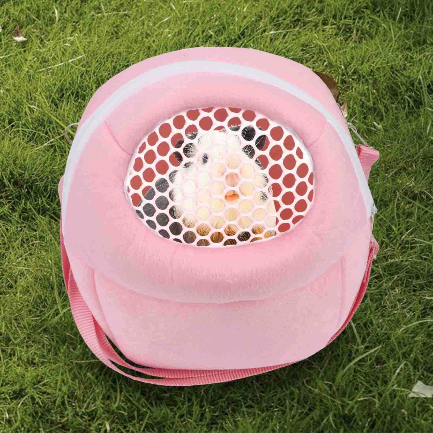 Pet Carrier Bag Pet Sling Carrier Backpack Portable Travel Backpack Breathable Outgoing Bag bonding Pouch for Small Pets Hedgehog Hamsters Sugar Glide