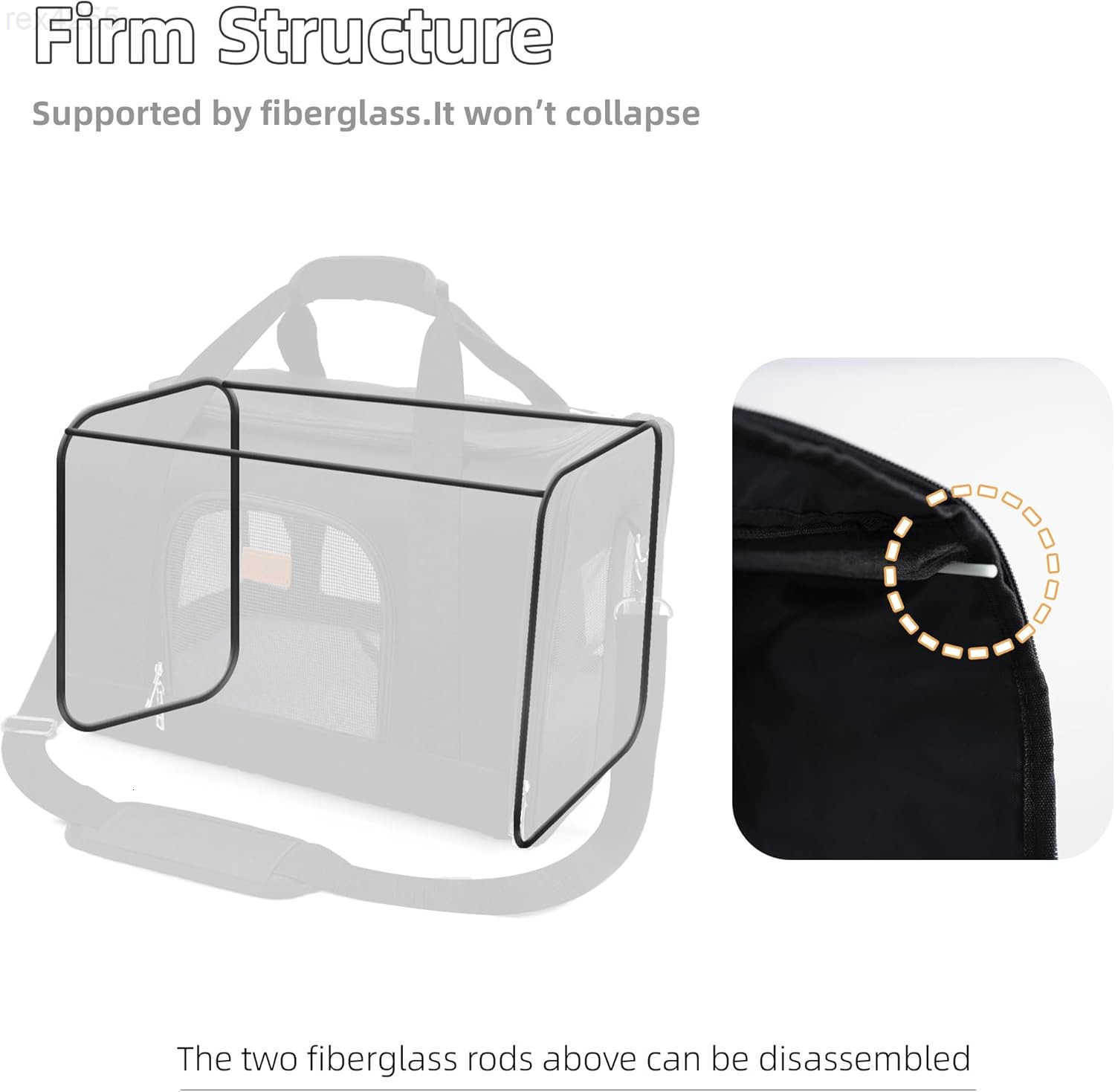 Cat CarrierPortable Pet Carrier Bag for Cats and Small DogsFoldable SoftSided and ScratchProof mesh Cat Bag Pet CarriersAirline Approved Pet CarrierPe
