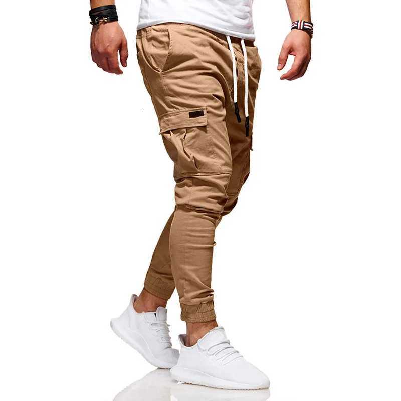 Men Pants Thin New Fashion Casual Jogger Pants Streetwear Cargo Pants Mens Multipockets Trousers Fitness Gyms Sweatpants MensXJ250904