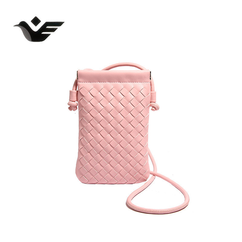 Feiyan Free Shipping New Designer Bag Luxury Shopping Bag Popular Handwoven Small Bag For Women High-end Versatile Commuter Vertical Crossbody Phone B