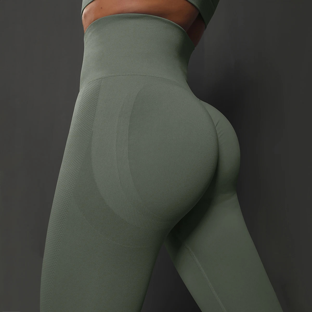 Women Yoga Leggings Hips Lifting Gym Seamless Sport Pants High Waist Fitness Bubble Butt Workout Running 250904