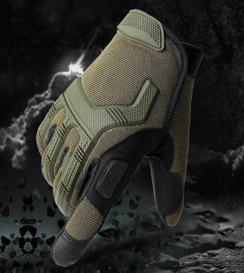 1Pair Super Seal Technician Gloves Outdoor Tactical Combat Training Men Women Special Forces On Duty Motorcyc AllFinger TouXJ250904