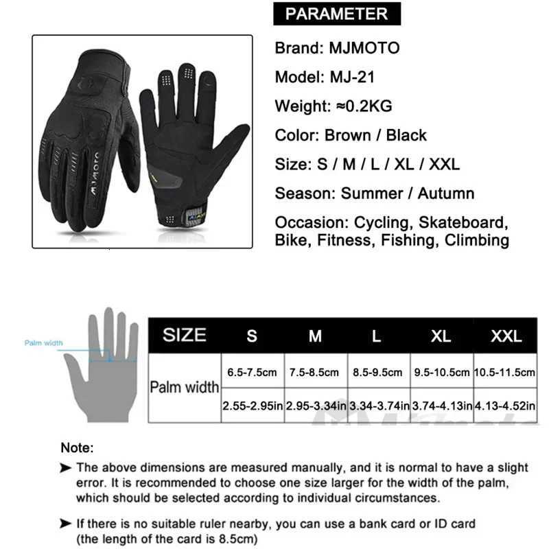 Summer Motorcyc Breathab Racing Balck Gloves for Men Motoiker ATV MX UTV BMX OffRoad Cycling Moto GP Sty GloveXJ250904