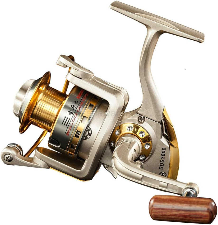 Spinning Fishing Reels for Saltwater Freshwater 1000 2000 3000 4000 5000 6000 Series Fishing Spool LeftRight Interchangeable Trout Carp Spinning Reel 