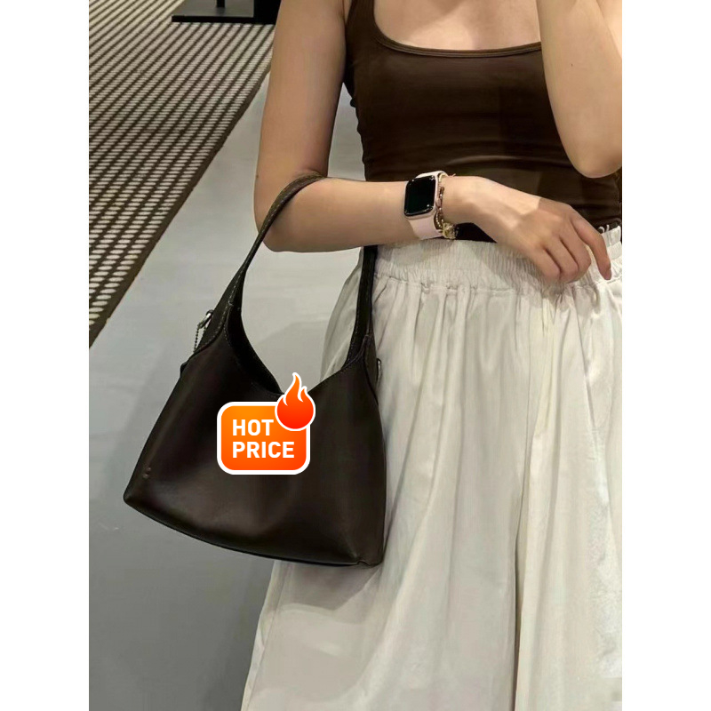 Premium Genuine Leather Tote with Spacious Capacity - Designed for Hand, Single-Shoulder and Armpit Carry, Ideal for Daily Commute, Featuring a Lazy-C