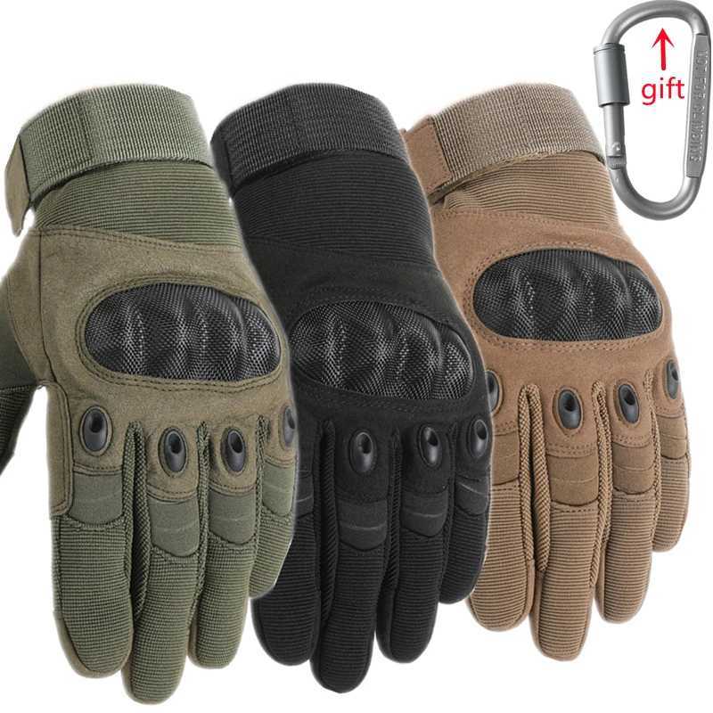 Caon Fiber Hard Shell Tactical Gloves Touch Screen AntiCutting Fitn Combat Gloves Riding Motorcyc GlovesXJ250904