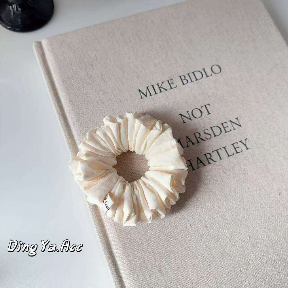 DH collections Korean - style Gorgeous Checked, Floral and Tweed - inspired Pleated Chunky Hair Ties