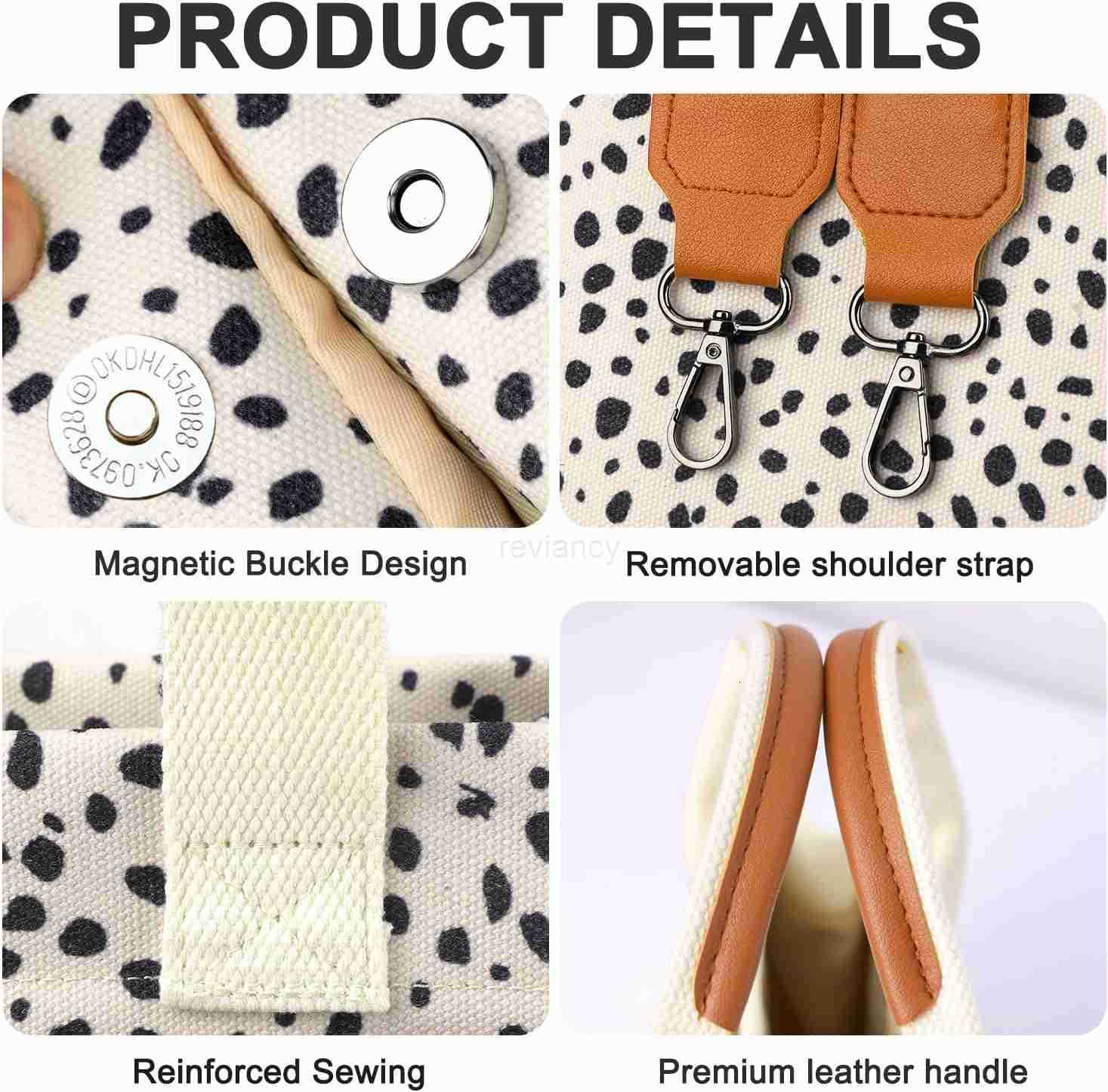 Bag for Women with Pockets Crossbody Bag Tote Shoulder Handbags Casual Work Bags Everything Tote BagW250904