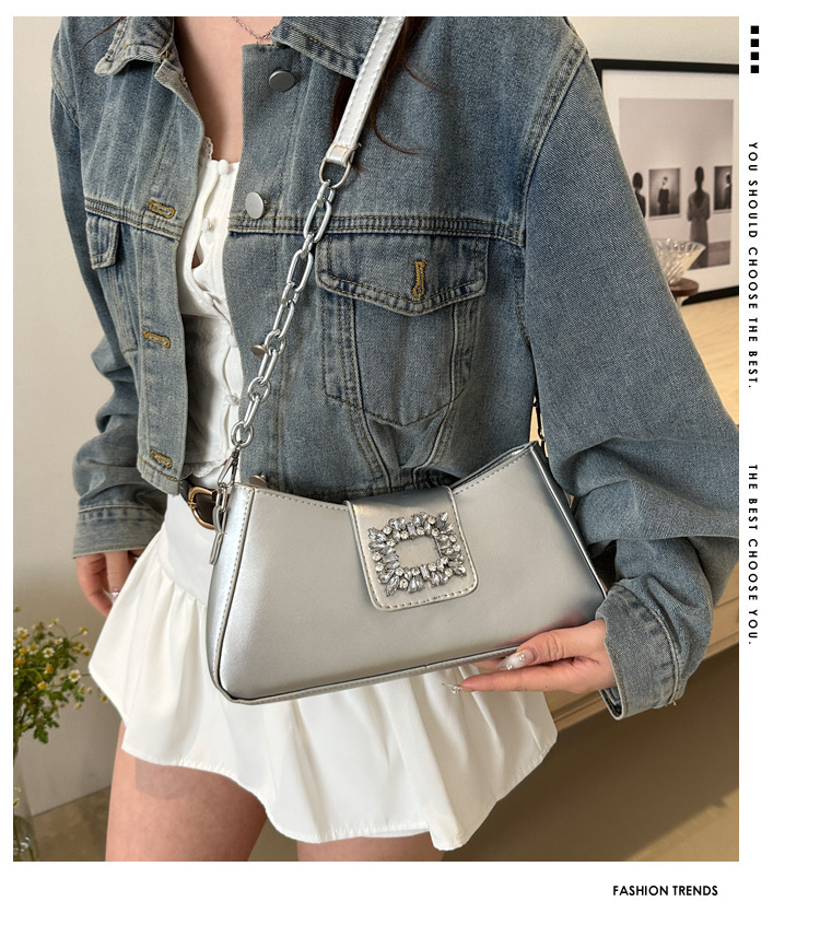 2025 autumn new crossbody bag niche design versatile simple style fashionable light luxury elegant crossbody bag designer shoulder bag