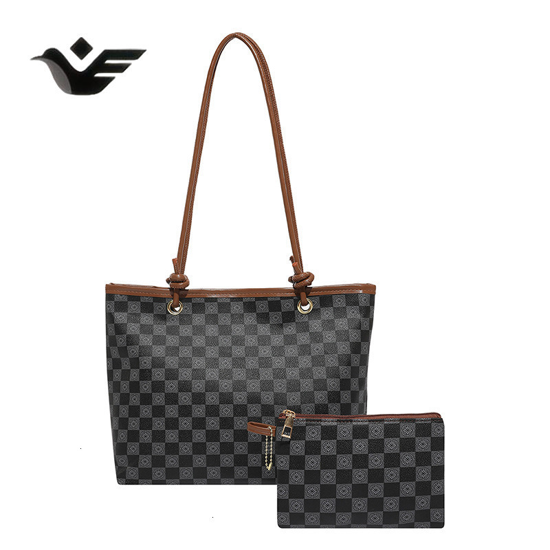Feiyan Free Shipping New Designer Bag Luxury Shopping Bag 2025 New Fashion Simple Mother-daughter Printed Tote Bag Women's Shoulder Handbag One P