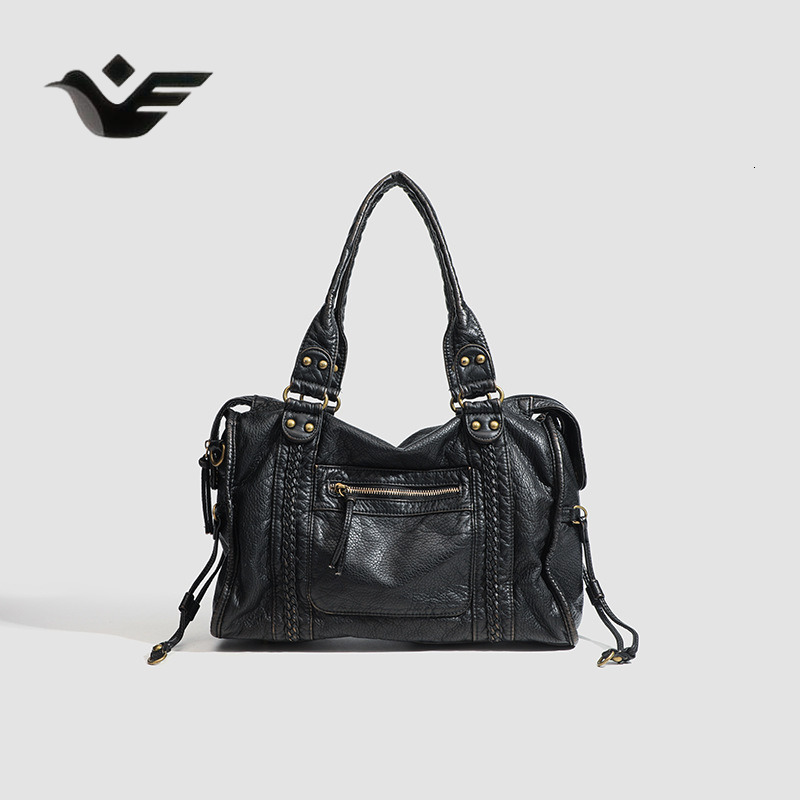 Feiyan Free Shipping New Designer Bag Luxury Shopping Bag Cross-border Hot-selling French Retro Motorcycle Bag Single Shoulder Crossbody Bag Tote Bag 