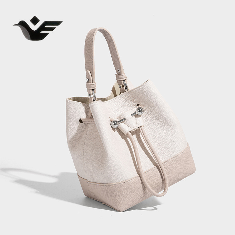 Feiyan Free Shipping New Designer Bag Luxury Shopping Bag Niche Design Retro Drawstring Bucket Bag Summer New High-end Handheld Shoulder Crossbody Bag