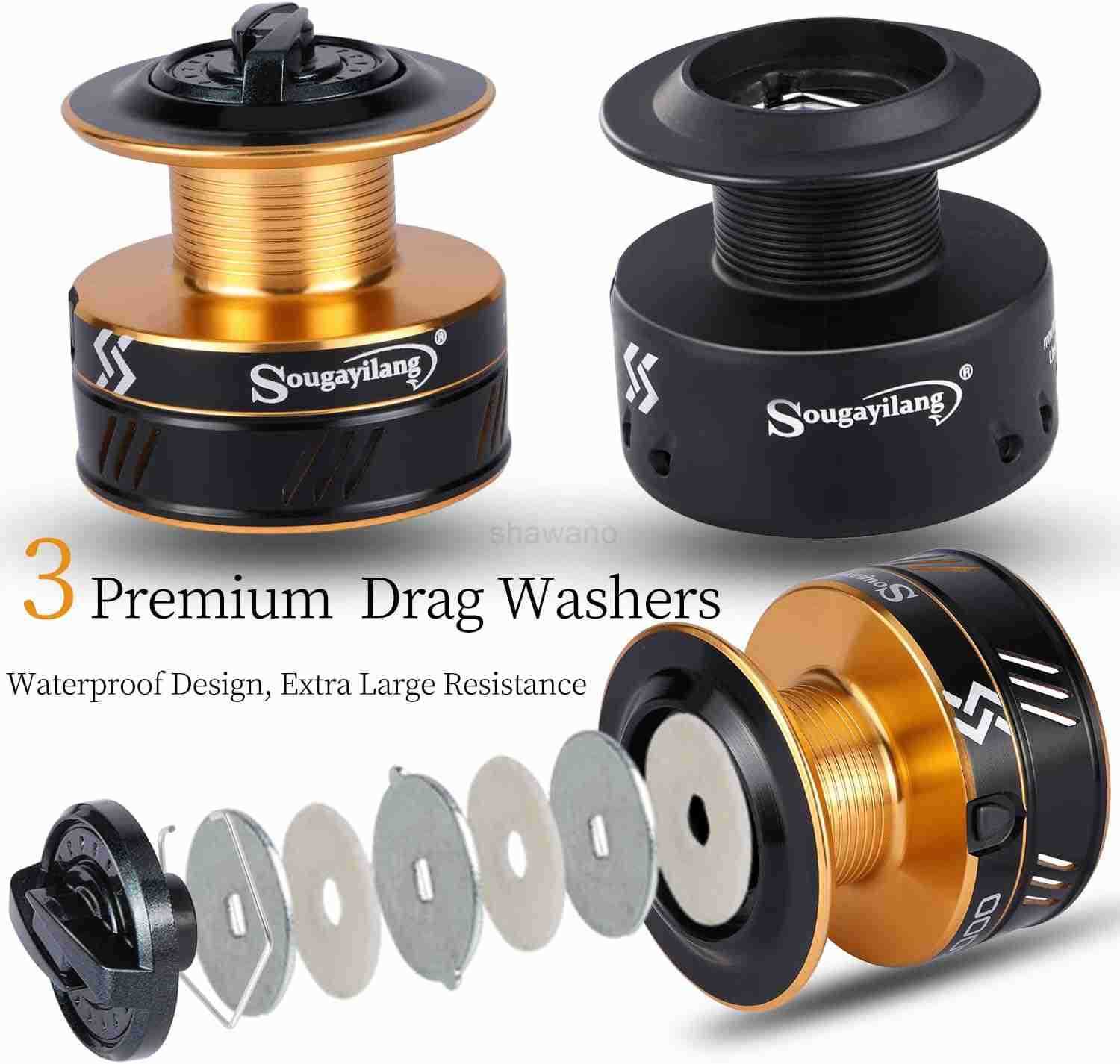 Carp Fishing Reel 131 Stainless Steel BB Bait Feeder Spinning Reel for Freshwater and Saltwater W250904