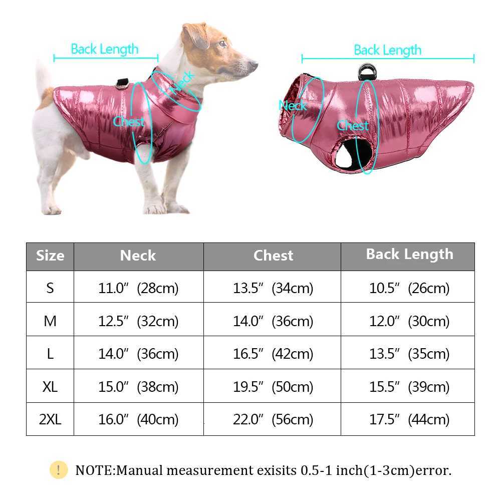 Clothes For Small Dogs Waterproof Dog Clothes Puppy Pet et Winter Warm Vest Dog Coat Clothing For Chihuahua French Bulldog W250904
