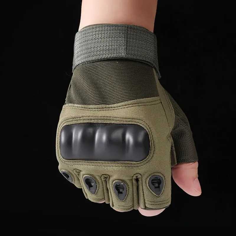 Mens Outdoor Military Tactical Gloves Air Gun Sports Half Finger Gloves Military Combat Shooting Hunting Protective GlovesXJ250904