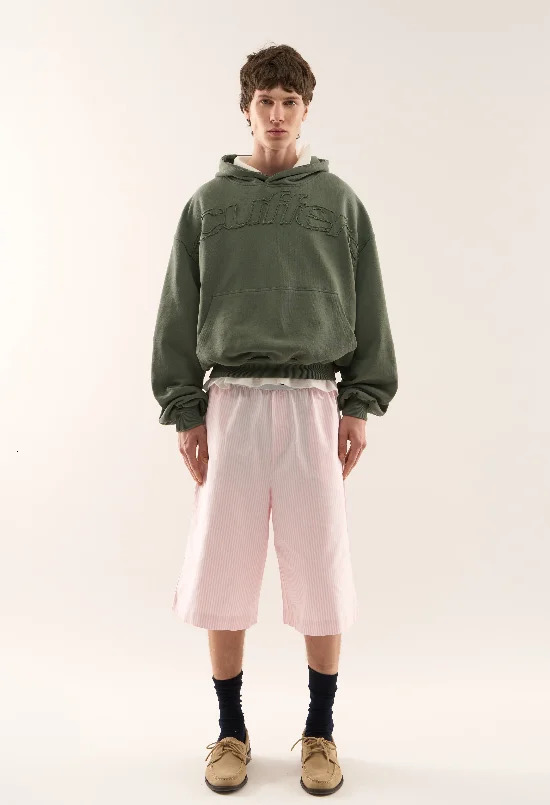 Y2K Simple Fresh Style Yellow Loose Sweatshirts Korean Harajuku Casual Cotton Comfort Fashion LongSleeves Anime Hoodies 250904