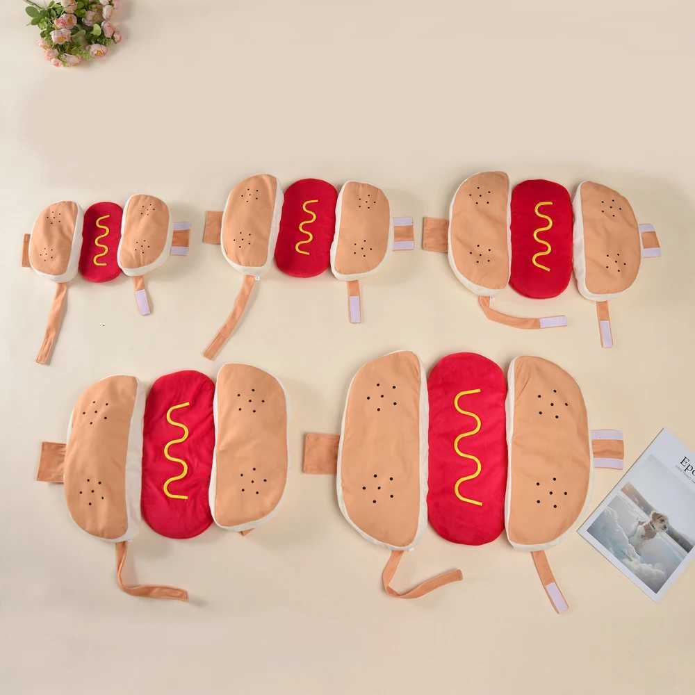 Halloween Dog Clothes Funny Hot Dog Shaped Pet Costume For Small Dogs Cats Adjustable Puppy Dress Up Dachshund Pug Party Suit W250904